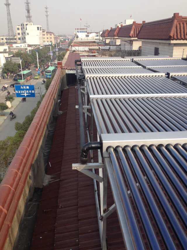 常州達(dá)成賓館太陽能熱水工程